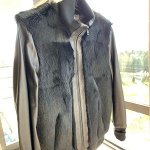 Leather Fur Jacket